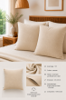 Lot de 2 Taies d’Oreiller 60 x 60 cm – Double Gaze de Coton – GAÏA Pampa