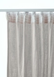 Lot de 2 Rideaux Galon Fronceur double Gaze de coton – Perle – 140 x 240 cm