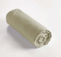 Drap-Housse 180 x 200 cm Percale de Coton 120 Fils Unie PERRINE – Sauge
