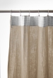 Rideau Galon Fronceur 140 x 240 cm – Double Gaze de Coton Gaïa Ficelle