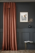 Lot de 2 Rideaux en coton Ajustables Sixtine – Terracotta – 140 x 270 cm