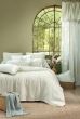 Housse de Couette Réversible 260 x 240 cm Double Gaze de Coton 125 g/m² Livia Ficelle