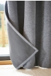 Lot de 2 Rideaux 140 x 240 cm – Blackout total & Thermique – Double polaire – Gris