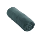 Pack Drap Housse 140 x 190 cm + 2 Taies d’Oreiller 60 x 60 cm Double Gaze de Coton GAÏA Bleu canard