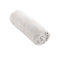 Pack parure de couette 140 x 200 cm + drap housse 90 x 190 cm + 1 taie en double gaze de coton Blanc
