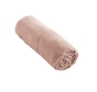 Pack Drap Housse 140 x 190 cm + 2 Taies d’Oreiller 60 x 60 cm Double Gaze de Coton GAÏA Guimauve