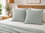 Lot de 2 Taies d’Oreiller 60 x 60 cm – Double Gaze de Coton – GAÏA Eucalyptus