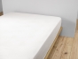Pack Drap Housse 140 x 190 cm + 2 Taies d’Oreiller 60 x 60 cm Double Gaze de Coton GAÏA Blanc
