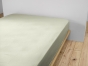 Pack Drap Housse 140 x 190 cm + 2 Taies d’Oreiller 60 x 60 cm Double Gaze de Coton GAÏA Vert d'eau