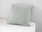 Lot de 2 Taies d’Oreiller 60 x 60 cm – Double Gaze de Coton – GAÏA Eucalyptus