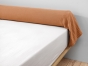 Taie de traversin gaze de coton Gaïa – 85 x 185 cm - Abricot