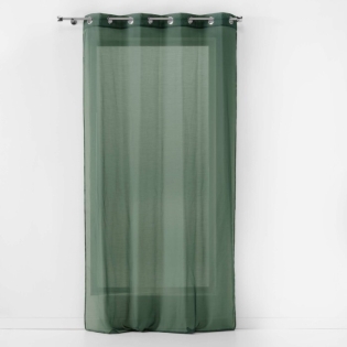 Panneau a oeillets 140 x 240 cm etamine unie etamina Kaki