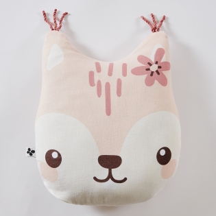 coussin déhoussable 40 x 45 cm gaze de coton tamia