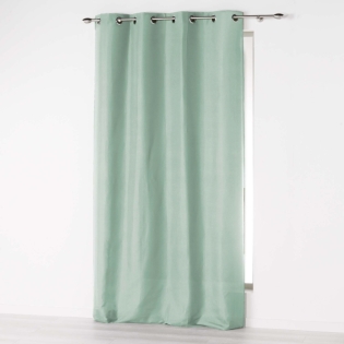 Rideau a oeillets 140 x 280 cm microfibre unie absolu Sauge