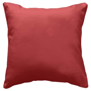 Coussin Déhoussable Compressé 60 x 60 cm – Polyester Uni Essentiel Grenade