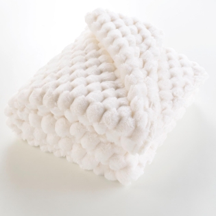 Plaid 220 x 240 cm – Imitation Fourrure / Sherpa Frosty