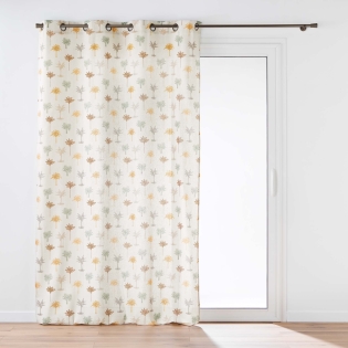 Rideau à œillets 140 x 240 cm – Polycoton imprimé – PALMELIA