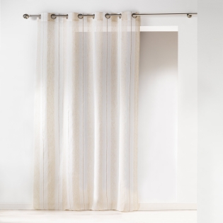 Panneau a oeillets 140 x 240 cm tisse naturel helios Lin