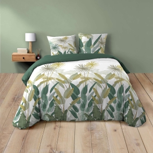 Parure de lit 3 pièces – 240 x 220 cm – 100% coton – 42 fils Otika