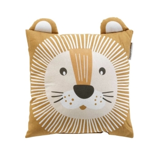 Coussin compresse 40 x 40 cm coton imprime loumba des. place Sans