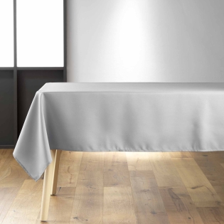 Nappe de Table XXL 140 x 300 cm – Polyester Uni – Teinte Sauge Élégante