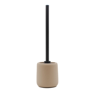 BROSSE WC Ø 10.5 x 38.5 CM CERAMIQUE UNIE SOFT TOUCH CERALIA TAUPE