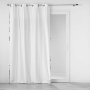 Rideau à oeillets 140 x 240 cm coton recyclé Mistraline Blanc