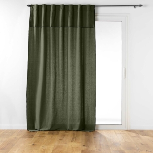 Ridea passant cache-volants en coton 140 x 240 cm Mistraline Vert kaki