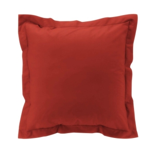 Taie d'oreiller vp 63 x 63 cm percale uni 78 fils percaline  +p. bourdon Tomette