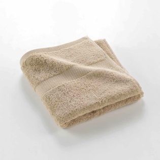 Serviette de toilette 50 x 90 cm éponge 600 gr Elegance Noisette