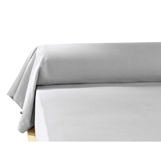 Taie de traversin flanelle 85 x 185 cm candice brume Gris chambré