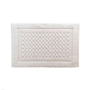 Tapis de bain 50 x 80 cm coton jacquard tisse damaris Sans