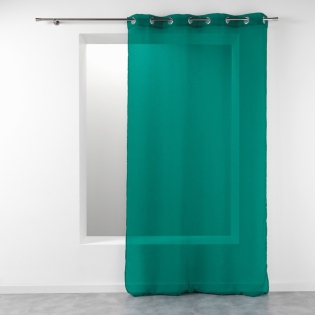 Panneau a oeillets 140 x 240 cm etamine crash telma Emeraude