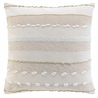 Coussin dehoussable compresse 60 x 60 cm coton/polyester fantaisie santos Sans