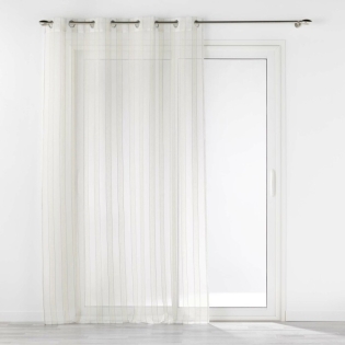 Panneau a oeillets 140 x 240 cm tisse naturel charlize Sans