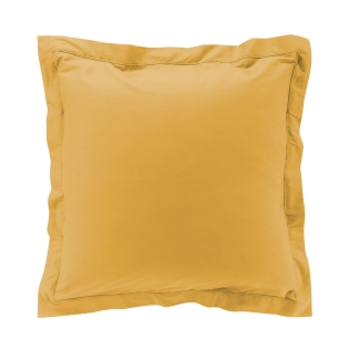 Taie d'oreiller vp 63 x 63 cm percale uni 78 fils percaline  +p. bourdon Miel