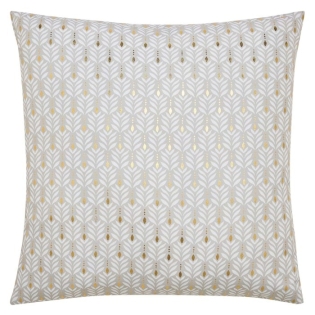 Coussin dehoussable compresse 60 x 60 cm polyester imp. metallise piana Naturel