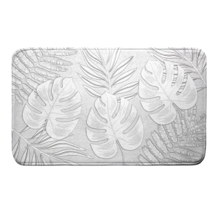 Tapis de bain 45 x 75 cm microfibre imprimee amber des. place Sans