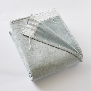 Rideau Occultant Galon Fronceur 140 x 260 cm  Blackout & Polaire Bjorn Eucalyptus
