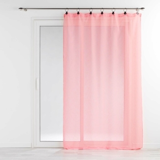 Panneau a anneaux 140 x 240 cm voile tisse linka Corail