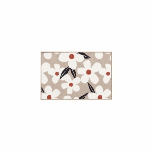 Tapis rectangle 40 x 60 cm imprime darcy Naturel