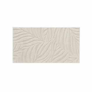 Tapis rectangle 60 x 110 cm uni relief ankara Sans