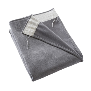 Rideau Occultant Galon Fronceur 140 x 260 cm Blackout & Polaire Bjorn Titane
