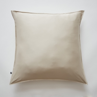 Taie d'oreiller 63 x 63 cm satin de bambou Salomé Naturel