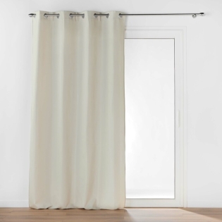 Rideau tamisant 135 x 260 cm isolant thermique Micropolar Naturel