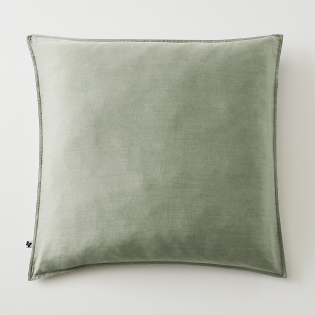taie d'oreiller 63 x 63 cm lyocell uni lysandre thym