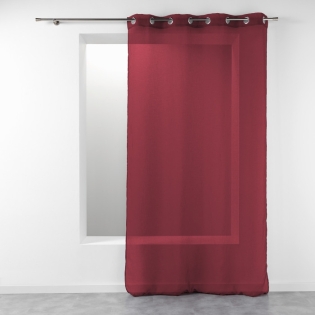 Panneau a oeillets 140 x 240 cm etamine crash telma Bordeaux