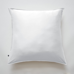 Taie d'oreiller 63 x 63 cm satin de bambou Salomé Blanc