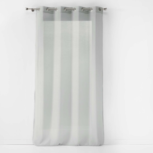 Panneau a oeillets 140 x 240 cm etamine unie etamina Gris