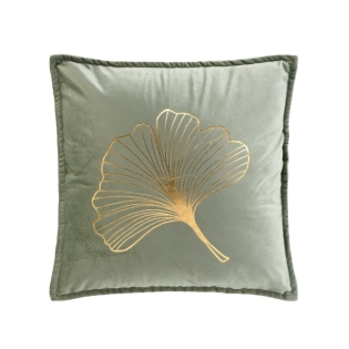 Coussin dehoussable compresse 45 x 45 cm velours imp. metallise glama des. place Sans